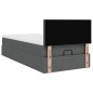 vidaXL Struttura Letto Pouf con Materasso 180x200 cm in Tessuto vidaXL Struttura Letto Pouf con Materasso 180x200 cm in Tessuto