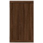 Mensole Muro Cubo 4 Rovere Marrone 80x15x26,5 Legno Multistrato