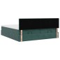 vidaXL Struttura Letto Pouf con Materassi 180x200 cm Velluto vidaXL Struttura Letto Pouf con Materassi 180x200 cm Velluto