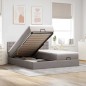 vidaXL Struttura Letto Pouf con Materassi Tortora 180x200cm in Tessuto vidaXL Struttura Letto Pouf con Materassi Tortora 180x200cm in Tessuto