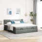 vidaXL Struttura Letto Pouf con Materassi 180x200 cm in Tessuto vidaXL Struttura Letto Pouf con Materassi 180x200 cm in Tessuto