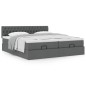 vidaXL Struttura Letto Pouf con Materassi 180x200 cm in Tessuto vidaXL Struttura Letto Pouf con Materassi 180x200 cm in Tessuto