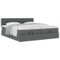 vidaXL Struttura Letto Pouf con Materassi 180x200 cm in Tessuto vidaXL Struttura Letto Pouf con Materassi 180x200 cm in Tessuto