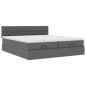 vidaXL Struttura Letto Pouf con Materassi 180x200 cm in Tessuto vidaXL Struttura Letto Pouf con Materassi 180x200 cm in Tessuto