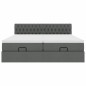 vidaXL Struttura Letto Pouf con Materassi 180x200 cm in Tessuto vidaXL Struttura Letto Pouf con Materassi 180x200 cm in Tessuto