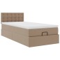 vidaXL Struttura Letto Pouf con Materasso 80x200 cm Similpelle vidaXL Struttura Letto Pouf con Materasso 80x200 cm Similpelle