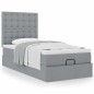 vidaXL Struttura Letto Pouf con Materasso 90x190 cm in Tessuto vidaXL Struttura Letto Pouf con Materasso 90x190 cm in Tessuto