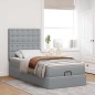 vidaXL Struttura Letto Pouf con Materasso 90x190 cm in Tessuto vidaXL Struttura Letto Pouf con Materasso 90x190 cm in Tessuto