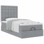 vidaXL Struttura Letto Pouf con Materasso 90x190 cm in Tessuto vidaXL Struttura Letto Pouf con Materasso 90x190 cm in Tessuto
