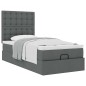 vidaXL Struttura Letto Pouf con Materasso 90x200 cm in Tessuto vidaXL Struttura Letto Pouf con Materasso 90x200 cm in Tessuto