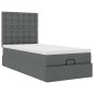 vidaXL Struttura Letto Pouf con Materasso 90x200 cm in Tessuto vidaXL Struttura Letto Pouf con Materasso 90x200 cm in Tessuto