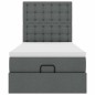 vidaXL Struttura Letto Pouf con Materasso 90x200 cm in Tessuto vidaXL Struttura Letto Pouf con Materasso 90x200 cm in Tessuto