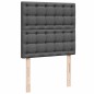 vidaXL Struttura Letto Pouf con Materasso 180x200 cm in Tessuto