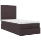 vidaXL Struttura Letto Pouf con Materasso 90x200 cm in Tessuto vidaXL Struttura Letto Pouf con Materasso 90x200 cm in Tessuto