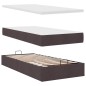 vidaXL Struttura Letto Pouf con Materasso 90x200 cm in Tessuto vidaXL Struttura Letto Pouf con Materasso 90x200 cm in Tessuto