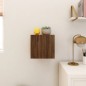 Armadietto TV Montato a Parete Rovere Marrone 30,5x30x30 cm Armadietto TV Montato a Parete Rovere Marrone 30,5x30x30 cm