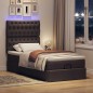 vidaXL Struttura Letto Pouf con Materasso 90x200 cm in Tessuto vidaXL Struttura Letto Pouf con Materasso 90x200 cm in Tessuto