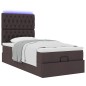 vidaXL Struttura Letto Pouf con Materasso 90x200 cm in Tessuto vidaXL Struttura Letto Pouf con Materasso 90x200 cm in Tessuto