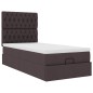 vidaXL Struttura Letto Pouf con Materasso 90x200 cm in Tessuto vidaXL Struttura Letto Pouf con Materasso 90x200 cm in Tessuto