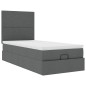 vidaXL Struttura Letto Pouf con Materasso 90x190 cm in Tessuto vidaXL Struttura Letto Pouf con Materasso 90x190 cm in Tessuto