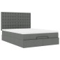 vidaXL Struttura Letto Pouf con Materasso 140x200 cm in Tessuto vidaXL Struttura Letto Pouf con Materasso 140x200 cm in Tessuto