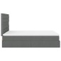 vidaXL Struttura Letto Pouf con Materasso 140x200 cm in Tessuto vidaXL Struttura Letto Pouf con Materasso 140x200 cm in Tessuto