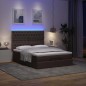 vidaXL Struttura Letto Pouf con Materasso 140x200 cm in Tessuto vidaXL Struttura Letto Pouf con Materasso 140x200 cm in Tessuto