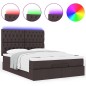 vidaXL Struttura Letto Pouf con Materasso 140x200 cm in Tessuto vidaXL Struttura Letto Pouf con Materasso 140x200 cm in Tessuto
