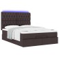 vidaXL Struttura Letto Pouf con Materasso 140x200 cm in Tessuto vidaXL Struttura Letto Pouf con Materasso 140x200 cm in Tessuto