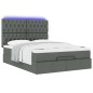 vidaXL Struttura Letto Pouf con Materasso 140x200 cm in Tessuto vidaXL Struttura Letto Pouf con Materasso 140x200 cm in Tessuto