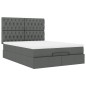 vidaXL Struttura Letto Pouf con Materasso 140x200 cm in Tessuto vidaXL Struttura Letto Pouf con Materasso 140x200 cm in Tessuto