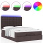 vidaXL Struttura Letto Pouf con Materasso 140x200 cm in Tessuto vidaXL Struttura Letto Pouf con Materasso 140x200 cm in Tessuto