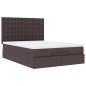 vidaXL Struttura Letto Pouf con Materasso 140x200 cm in Tessuto vidaXL Struttura Letto Pouf con Materasso 140x200 cm in Tessuto