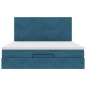 vidaXL Struttura Letto Pouf con Materassi 180x200 cm Velluto vidaXL Struttura Letto Pouf con Materassi 180x200 cm Velluto