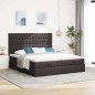 vidaXL Struttura Letto Pouf con Materassi 180x200 cm in Tessuto vidaXL Struttura Letto Pouf con Materassi 180x200 cm in Tessuto