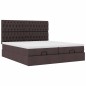 vidaXL Struttura Letto Pouf con Materassi 180x200 cm in Tessuto vidaXL Struttura Letto Pouf con Materassi 180x200 cm in Tessuto
