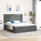 vidaXL Struttura Letto Pouf con Materassi 180x200 cm in Tessuto vidaXL Struttura Letto Pouf con Materassi 180x200 cm in Tessuto