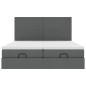 vidaXL Struttura Letto Pouf con Materassi 180x200 cm in Tessuto vidaXL Struttura Letto Pouf con Materassi 180x200 cm in Tessuto