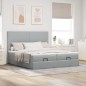 vidaXL Struttura Letto Pouf con Materassi 160x200 cm in Tessuto vidaXL Struttura Letto Pouf con Materassi 160x200 cm in Tessuto
