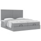 vidaXL Struttura Letto Pouf con Materassi 160x200 cm in Tessuto vidaXL Struttura Letto Pouf con Materassi 160x200 cm in Tessuto