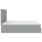 vidaXL Struttura Letto Pouf con Materassi 160x200 cm in Tessuto vidaXL Struttura Letto Pouf con Materassi 160x200 cm in Tessuto