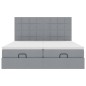 vidaXL Struttura Letto Pouf con Materassi 160x200 cm in Tessuto vidaXL Struttura Letto Pouf con Materassi 160x200 cm in Tessuto