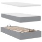 vidaXL Struttura Letto Pouf con Materassi 160x200 cm in Tessuto vidaXL Struttura Letto Pouf con Materassi 160x200 cm in Tessuto