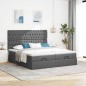 vidaXL Struttura Letto Pouf con Materassi 180x200 cm in Tessuto vidaXL Struttura Letto Pouf con Materassi 180x200 cm in Tessuto