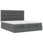 vidaXL Struttura Letto Pouf con Materassi 180x200 cm in Tessuto vidaXL Struttura Letto Pouf con Materassi 180x200 cm in Tessuto