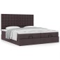 vidaXL Struttura Letto Pouf con Materassi 180x200 cm in Tessuto vidaXL Struttura Letto Pouf con Materassi 180x200 cm in Tessuto