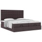 vidaXL Struttura Letto Pouf con Materassi 180x200 cm in Tessuto vidaXL Struttura Letto Pouf con Materassi 180x200 cm in Tessuto
