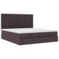 vidaXL Struttura Letto Pouf con Materassi 180x200 cm in Tessuto vidaXL Struttura Letto Pouf con Materassi 180x200 cm in Tessuto