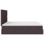 vidaXL Struttura Letto Pouf con Materassi 180x200 cm in Tessuto vidaXL Struttura Letto Pouf con Materassi 180x200 cm in Tessuto