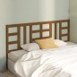 Testiera per Letto Miele 186x4x100 cm in Legno Massello di Pino